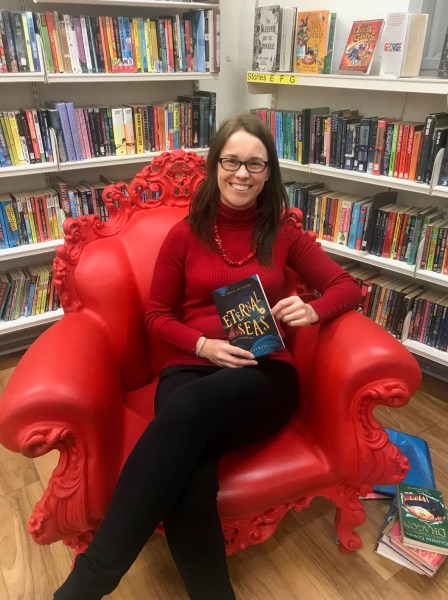 Story tellers chair at Battersea Library