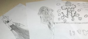 Art competition entries